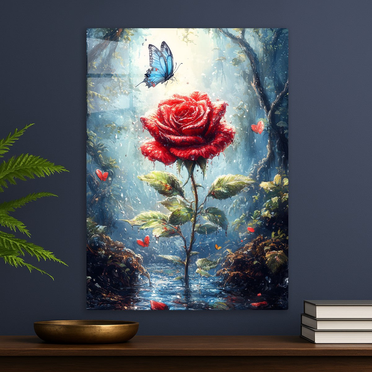 Red Rose Butterfly