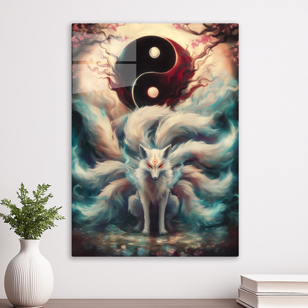 Yin and Yang Kitsune Fox