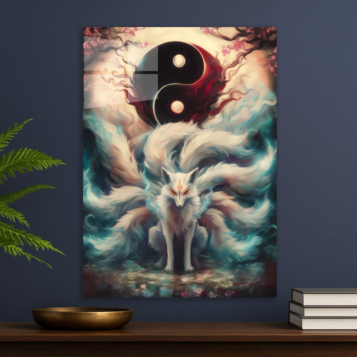 Yin and Yang Kitsune Fox