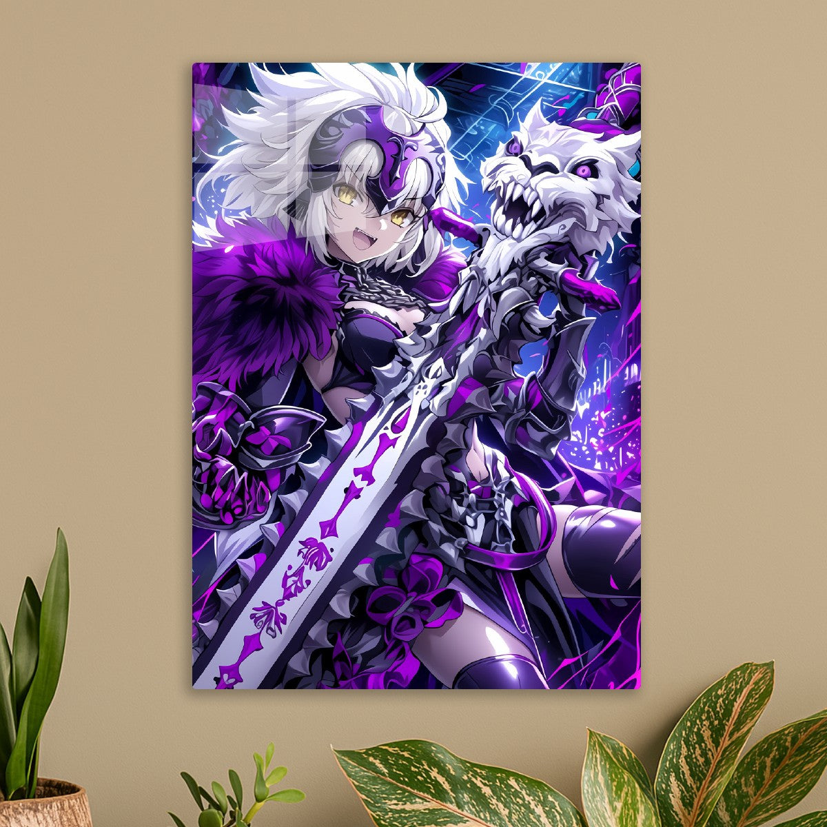 Anime Wolf Samurai Girl