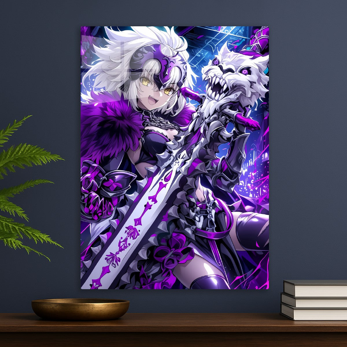 Anime Wolf Samurai Girl
