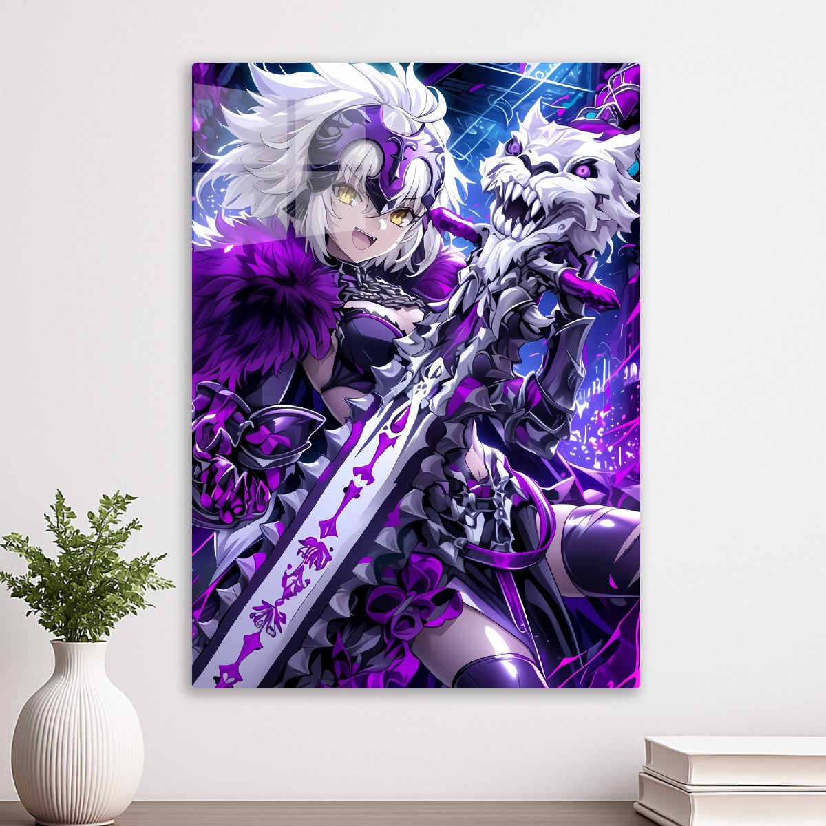 Anime Wolf Samurai Girl
