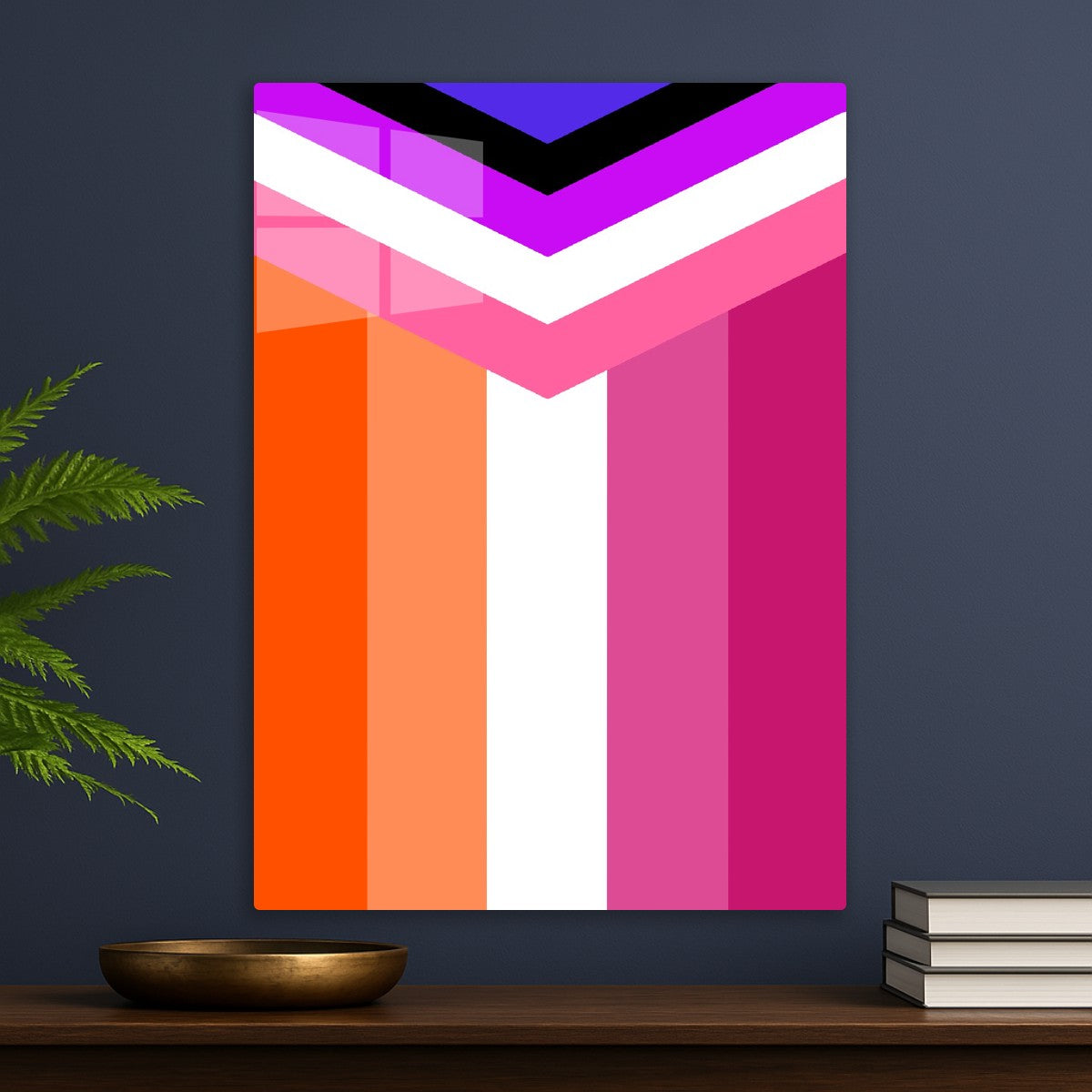 Lesbian Pride Flag Labrys