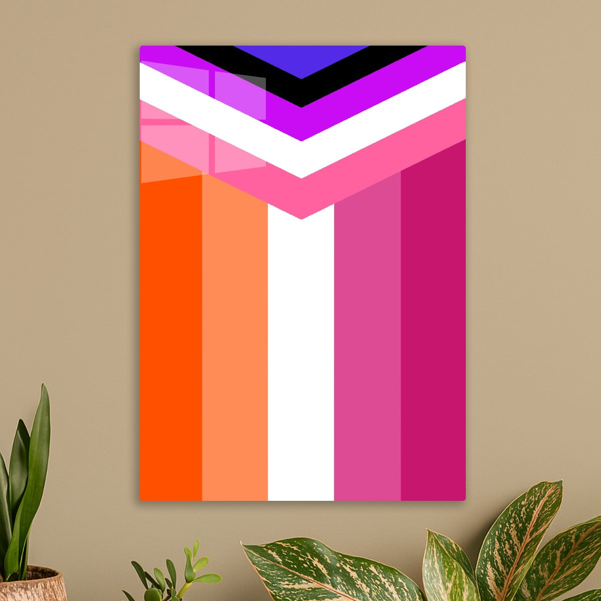 Lesbian Pride Flag Labrys