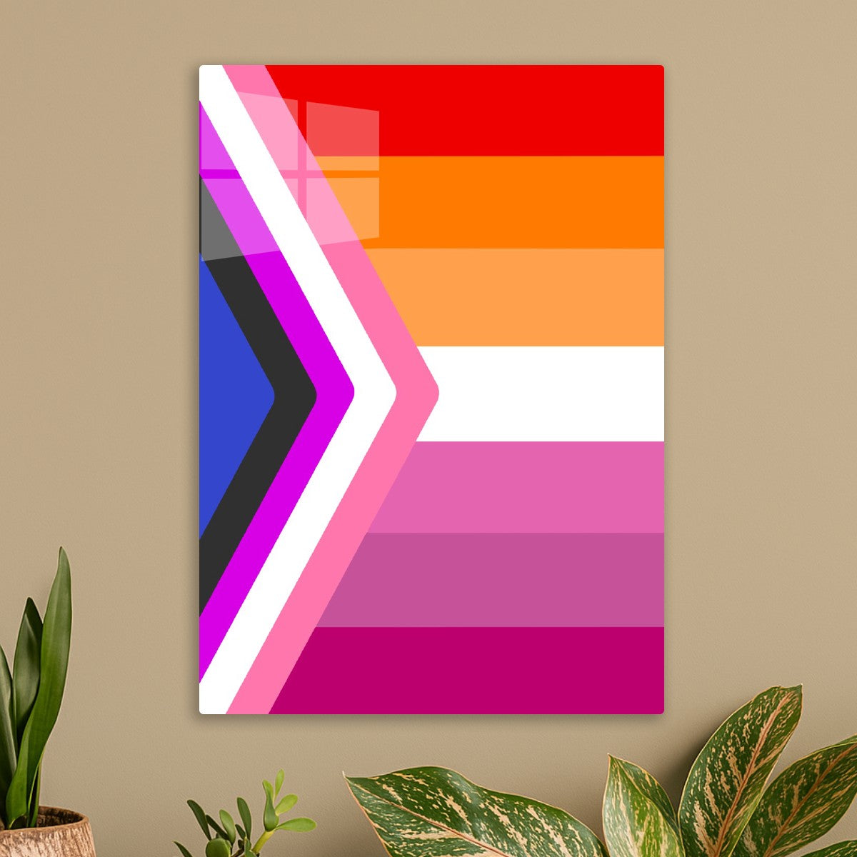 Progressive Lesbian Pride Flag