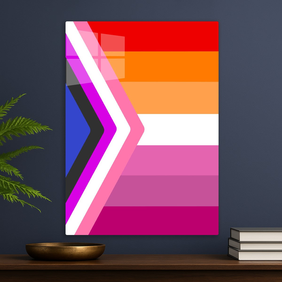 Progressive Lesbian Pride Flag