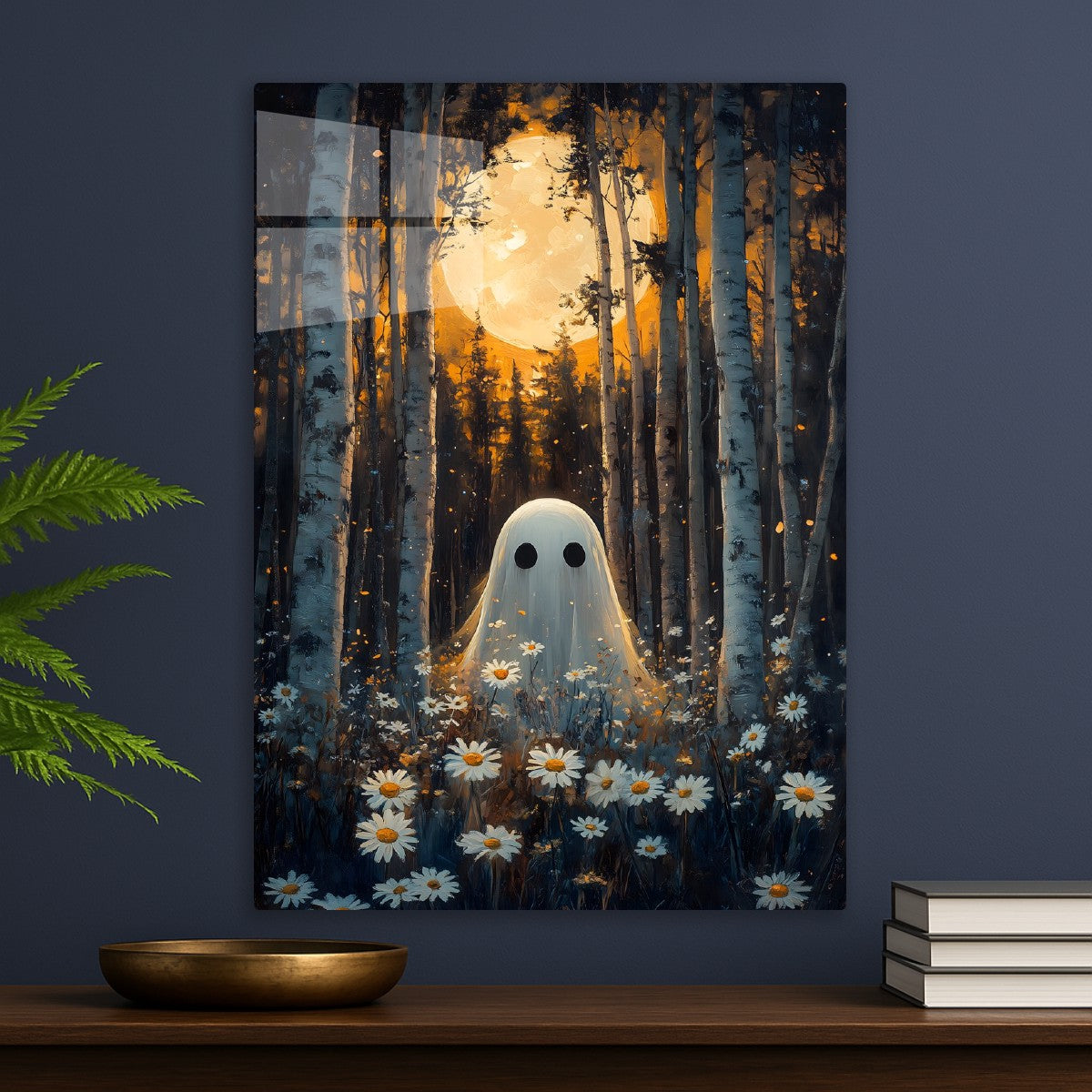 Daisy Sheet Ghost Birch Woods