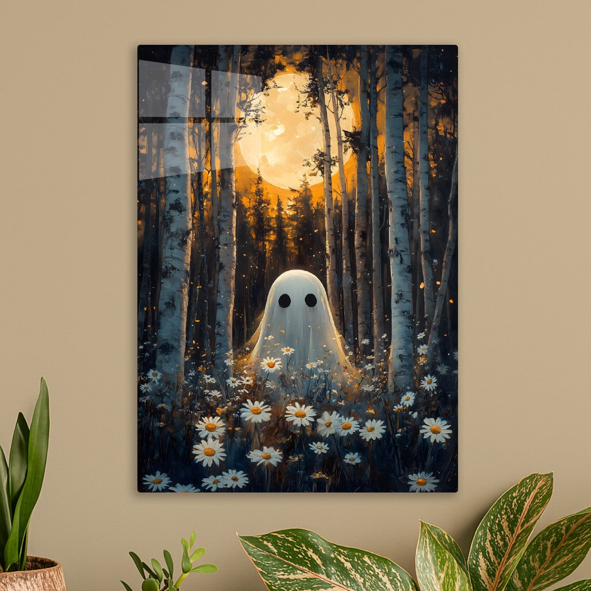 Daisy Sheet Ghost Birch Woods