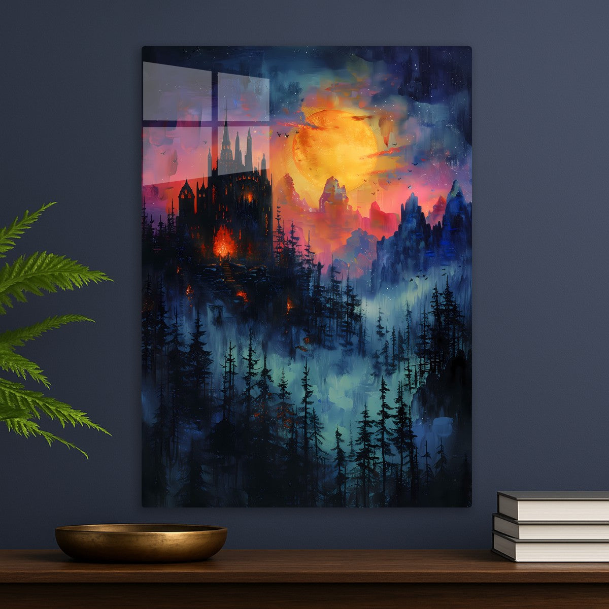 Midnight Fog Forest