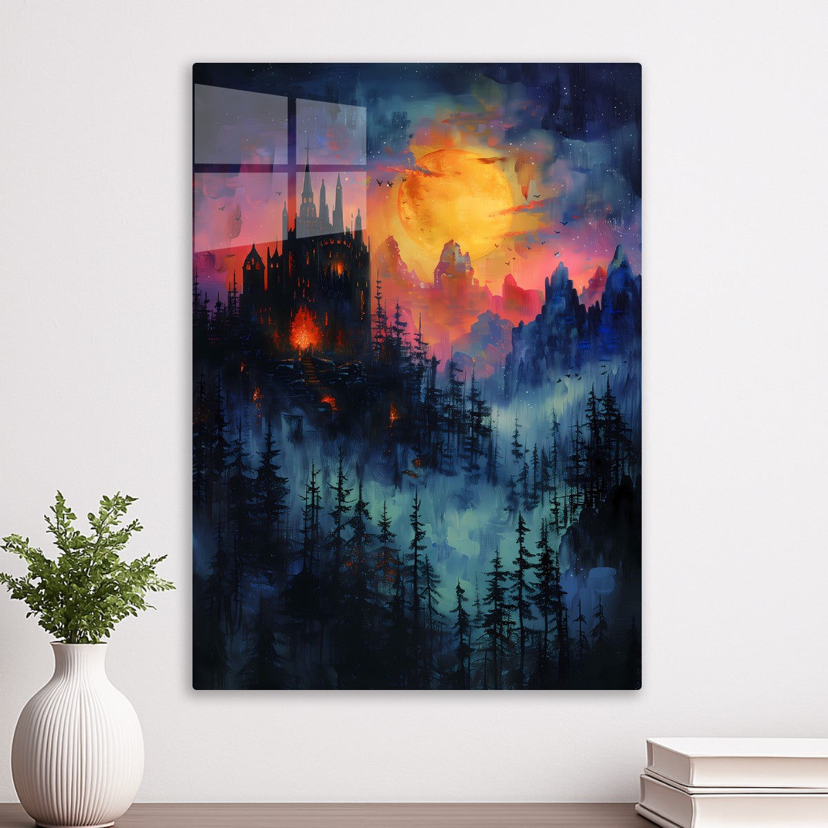 Midnight Fog Forest