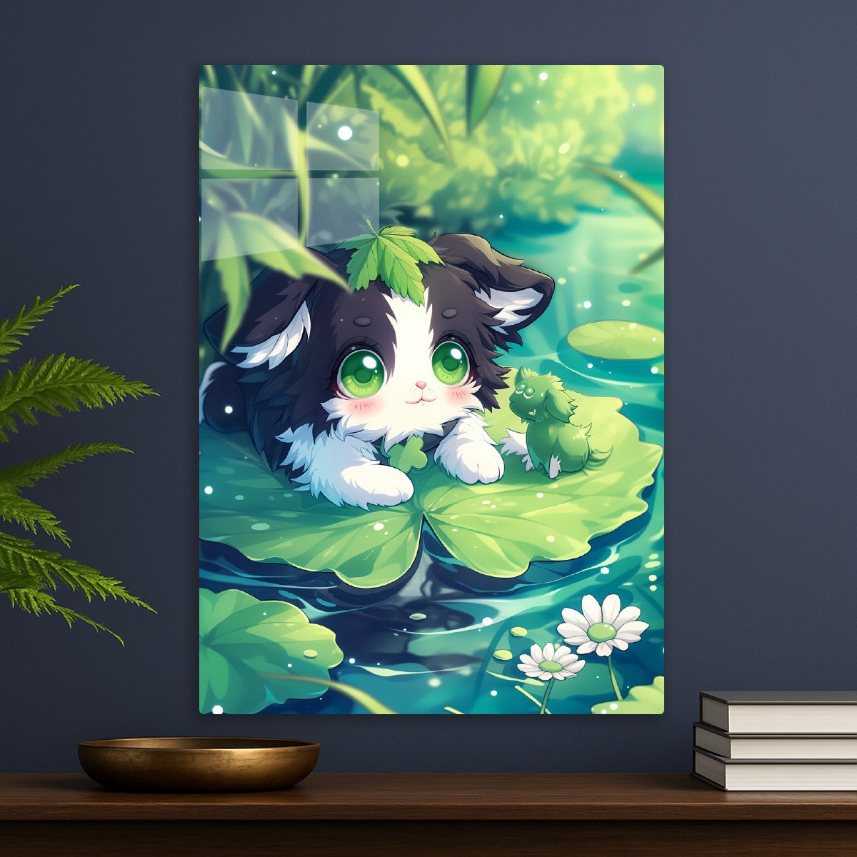 Cannabis Cat at Pond