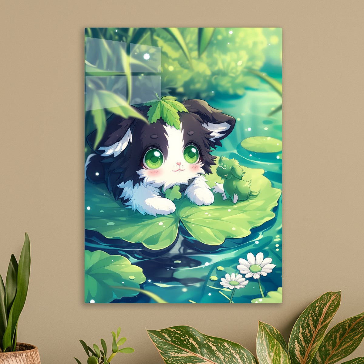 Cannabis Cat at Pond