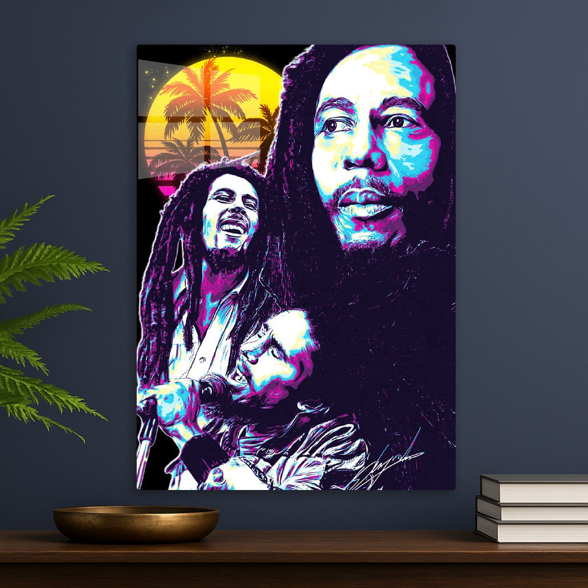 Bob Marley 80s Retro