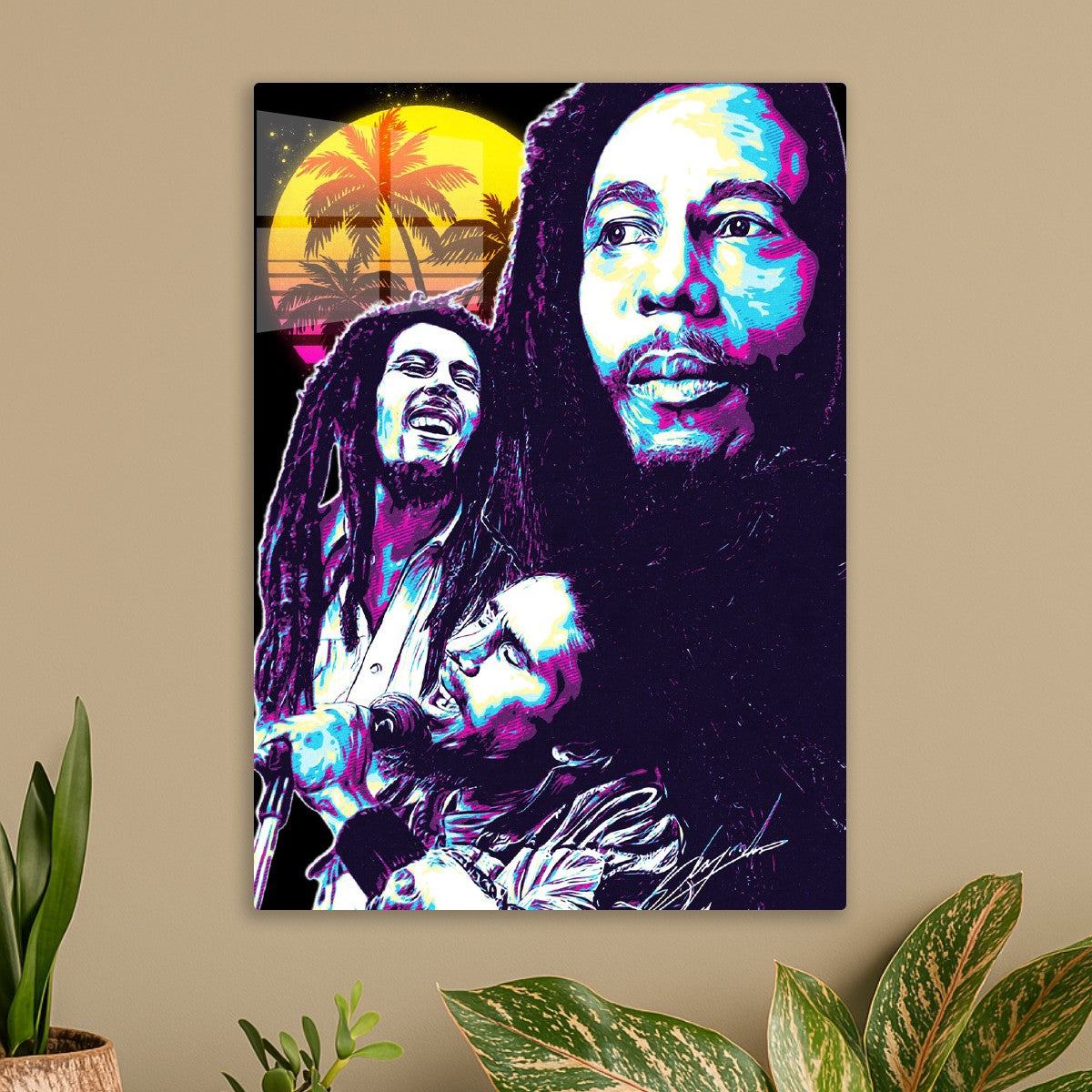 Bob Marley 80s Retro
