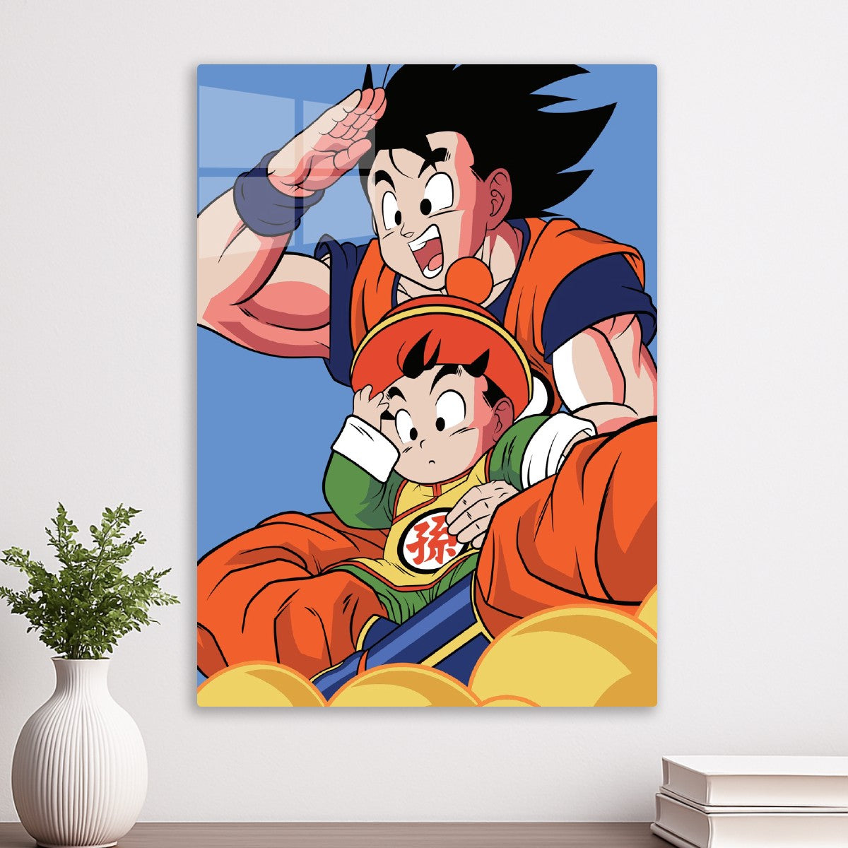 Goku & Gohan Flying High