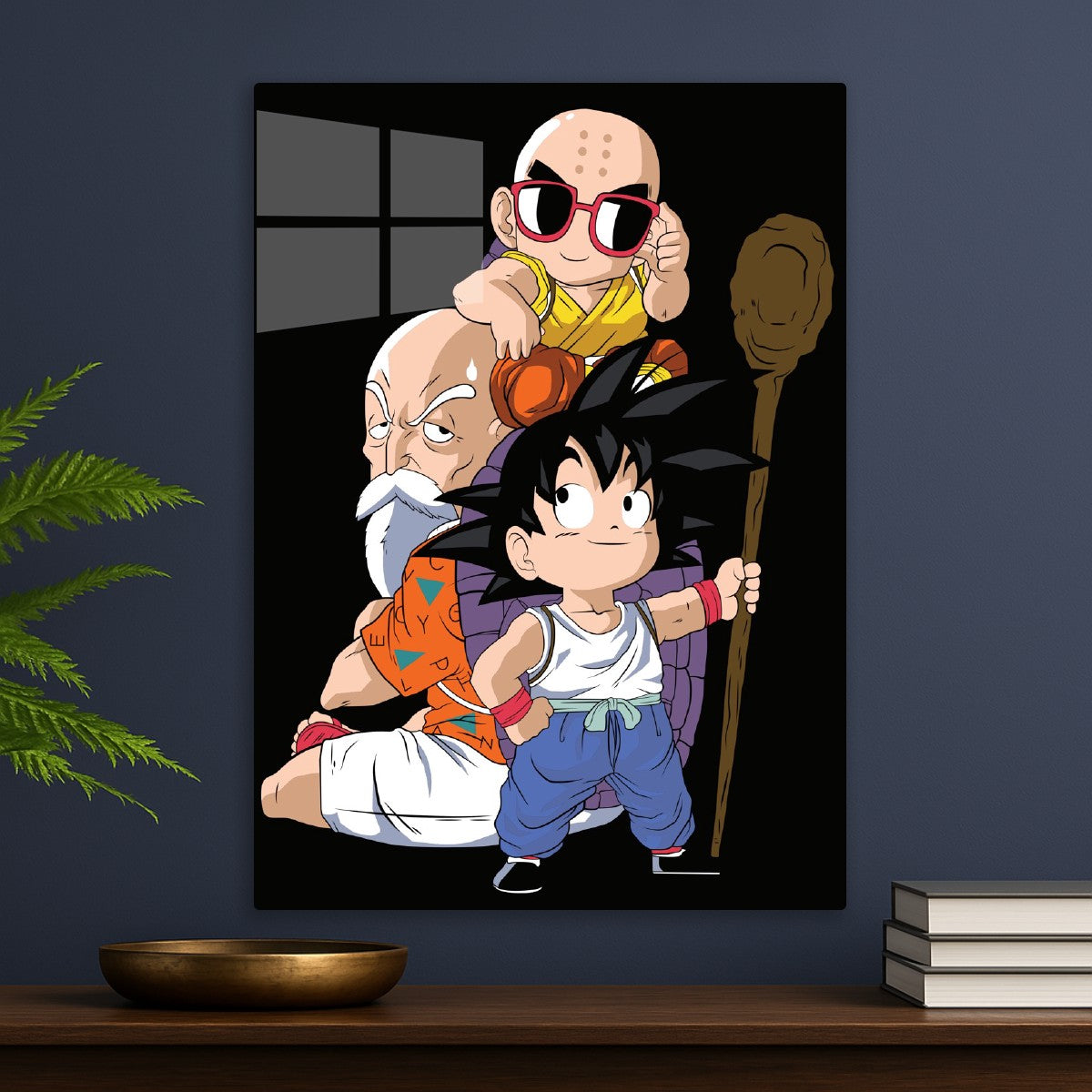 Goku, Krillin & Roshi Trio