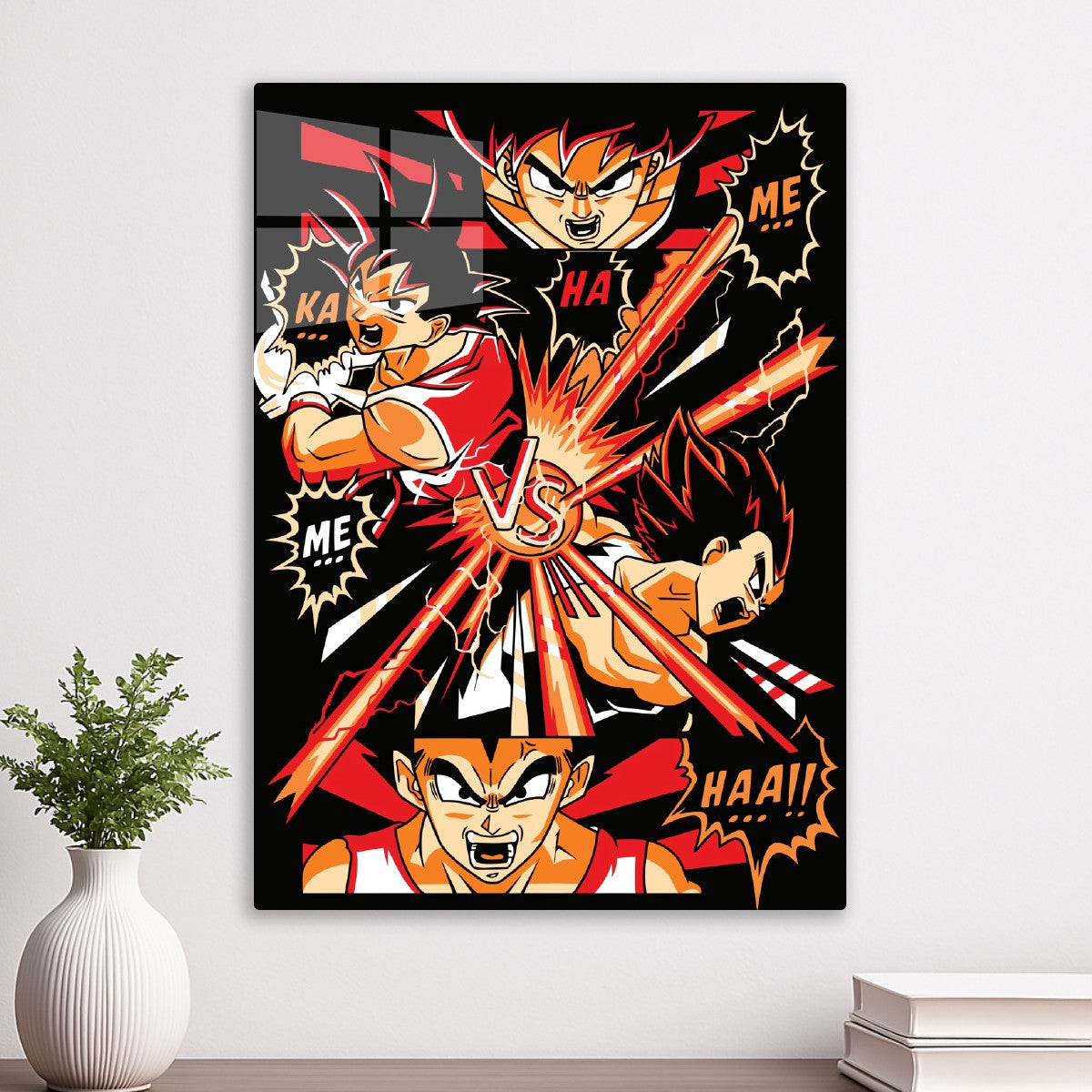 Goku vs Vegeta Comic Battle