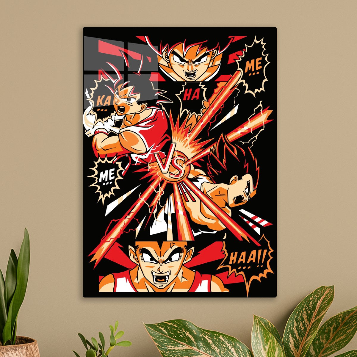 Goku vs Vegeta Comic Battle