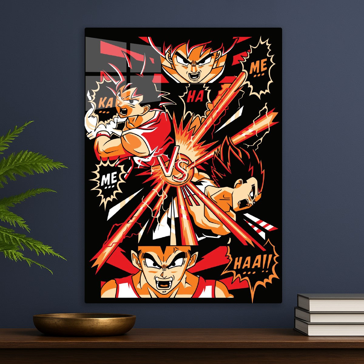 Goku vs Vegeta Comic Battle