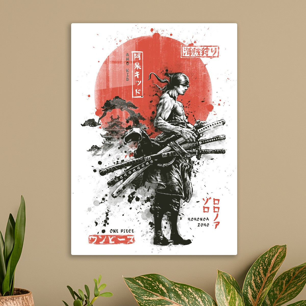 Roronoa Zoro Japanese Art