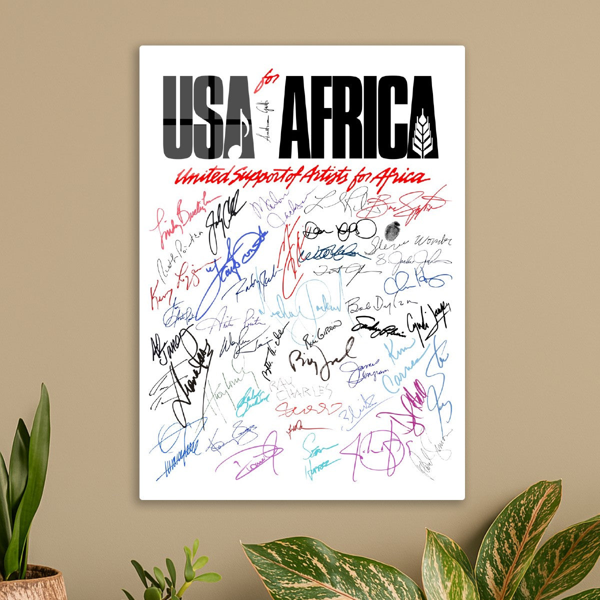 Usa For Africa black
