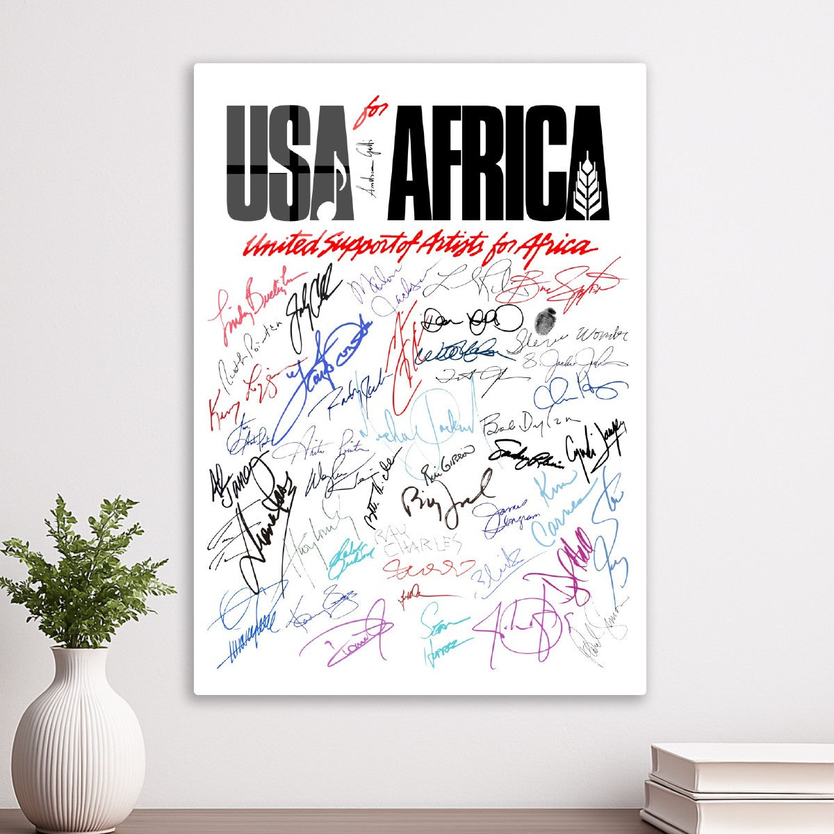 Usa For Africa black