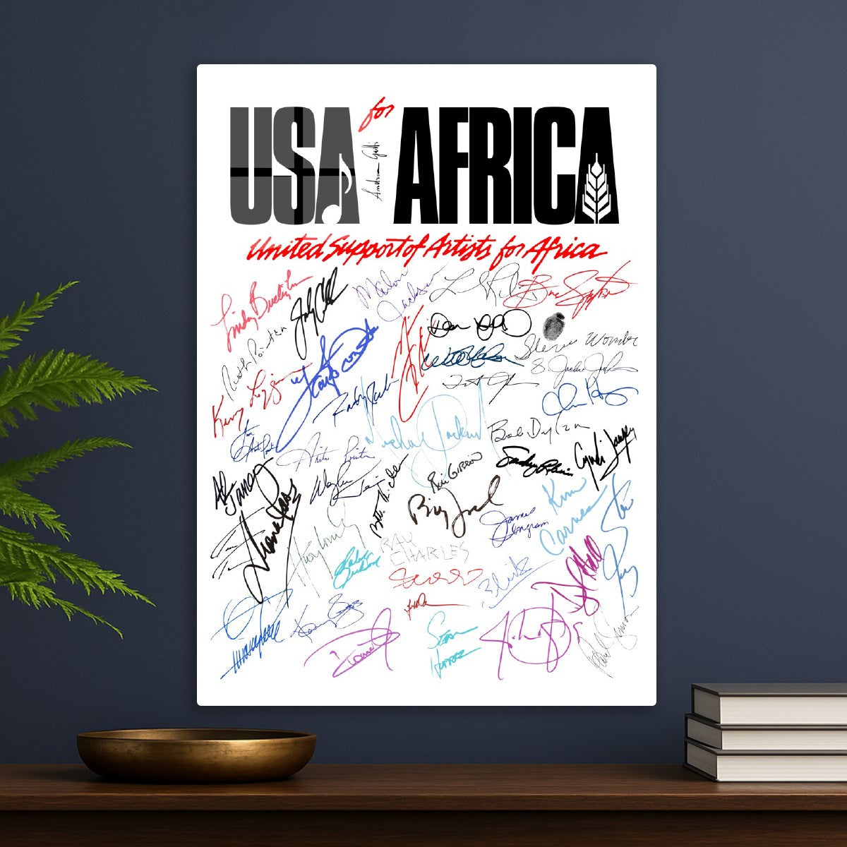 Usa For Africa black