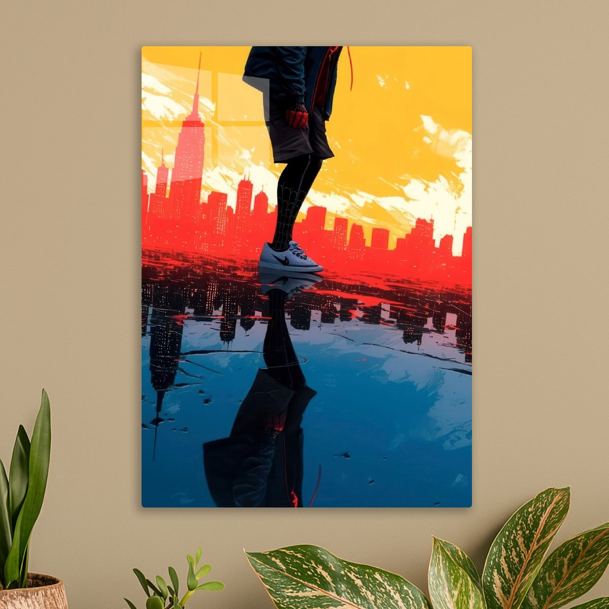 Miles Morales cityscape