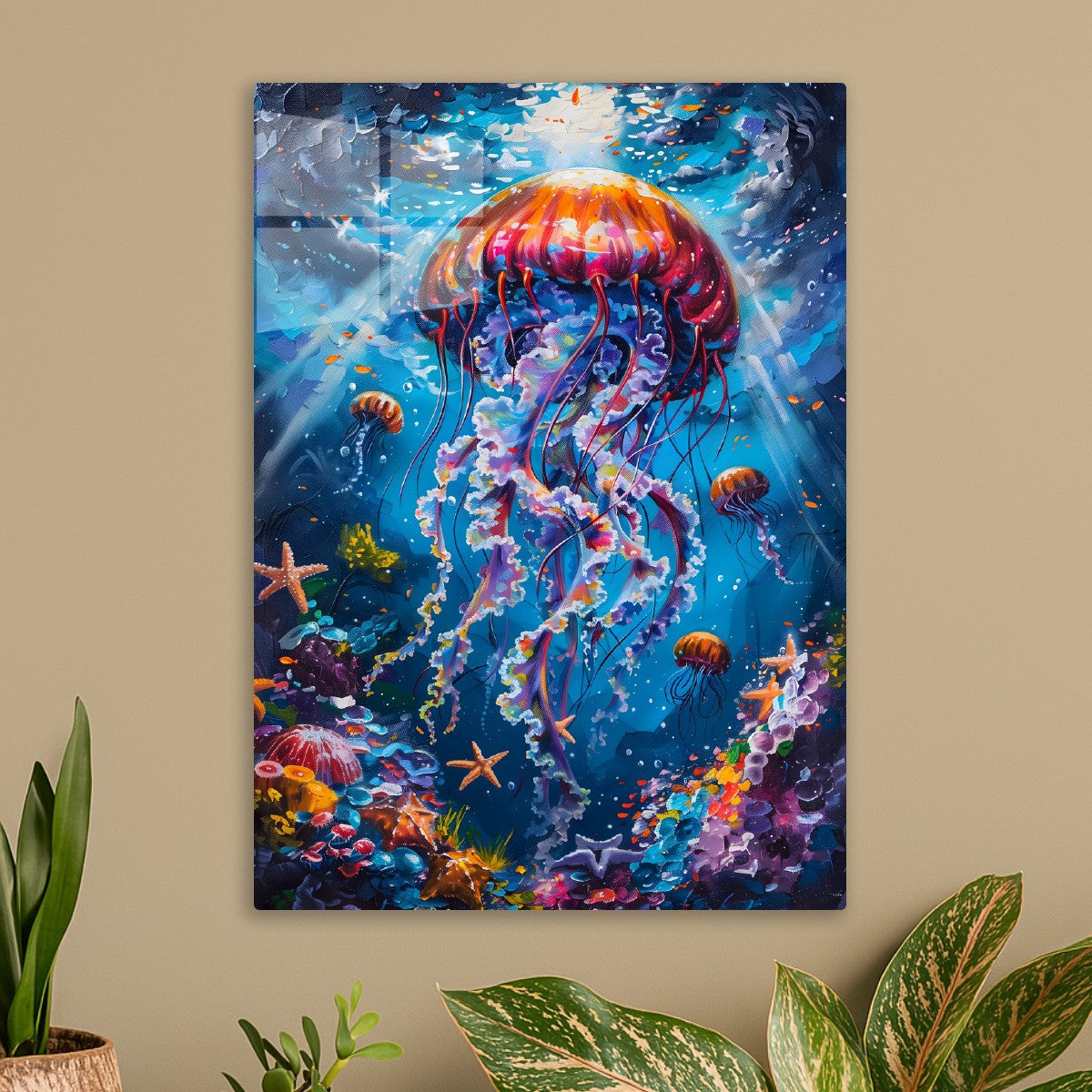 Colorful Squid Painting