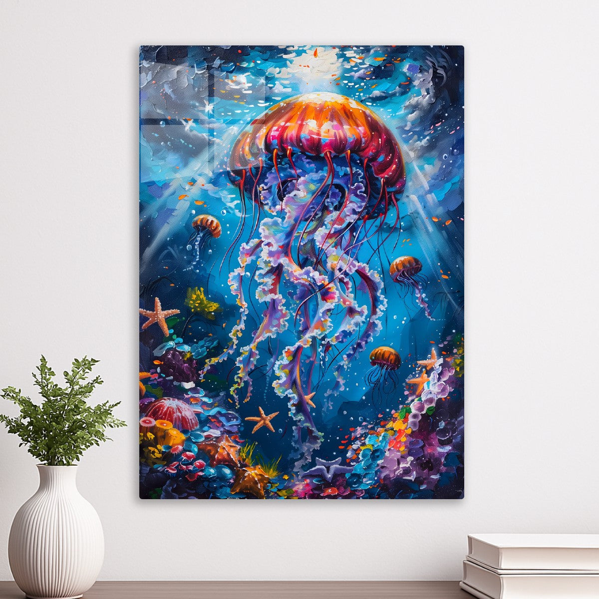 Colorful Squid Painting