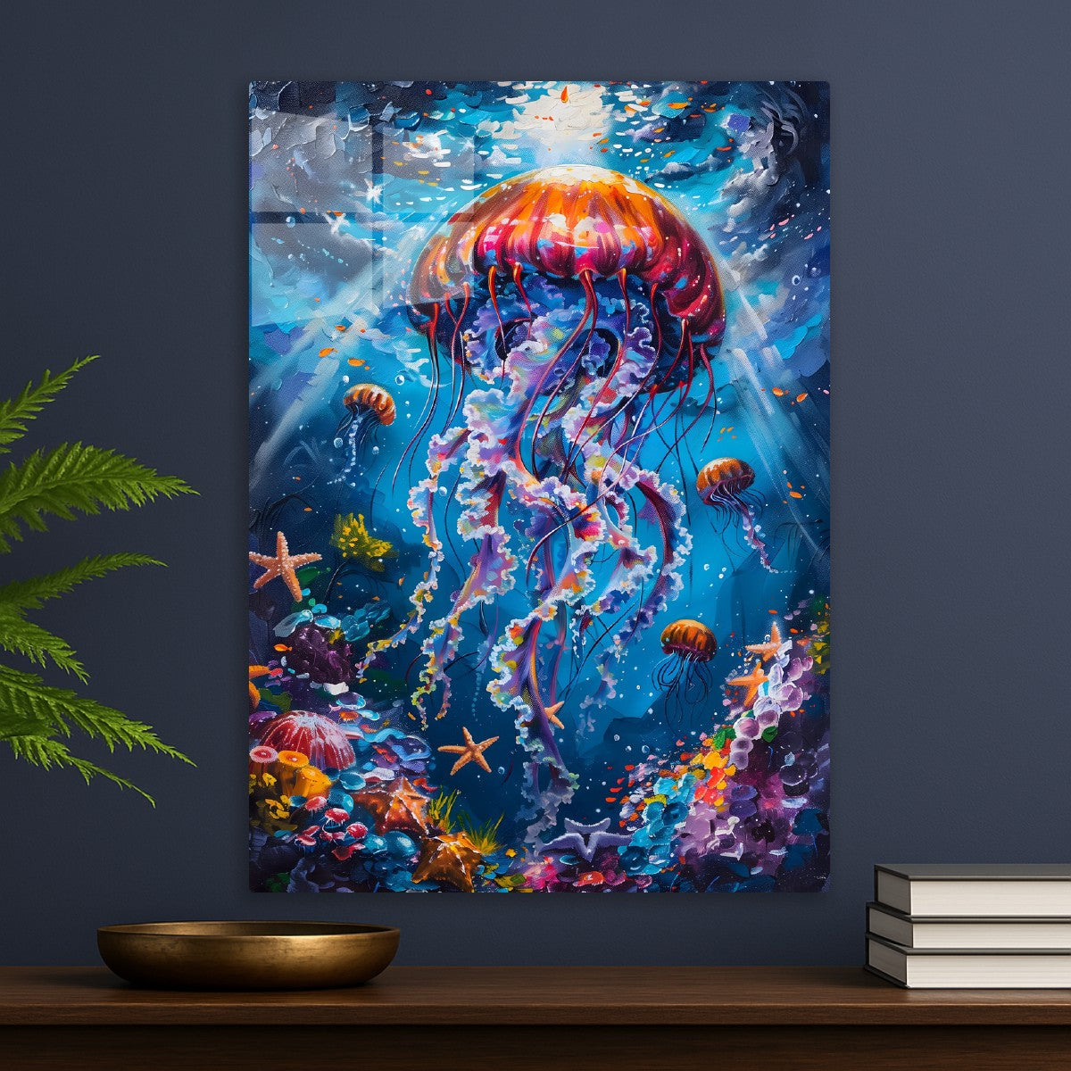 Colorful Squid Painting