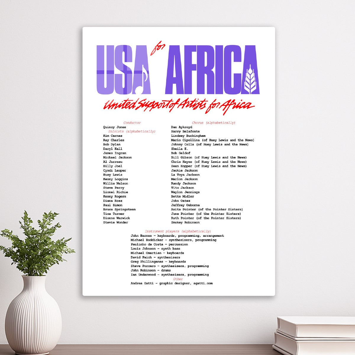 Usa For Africa violet