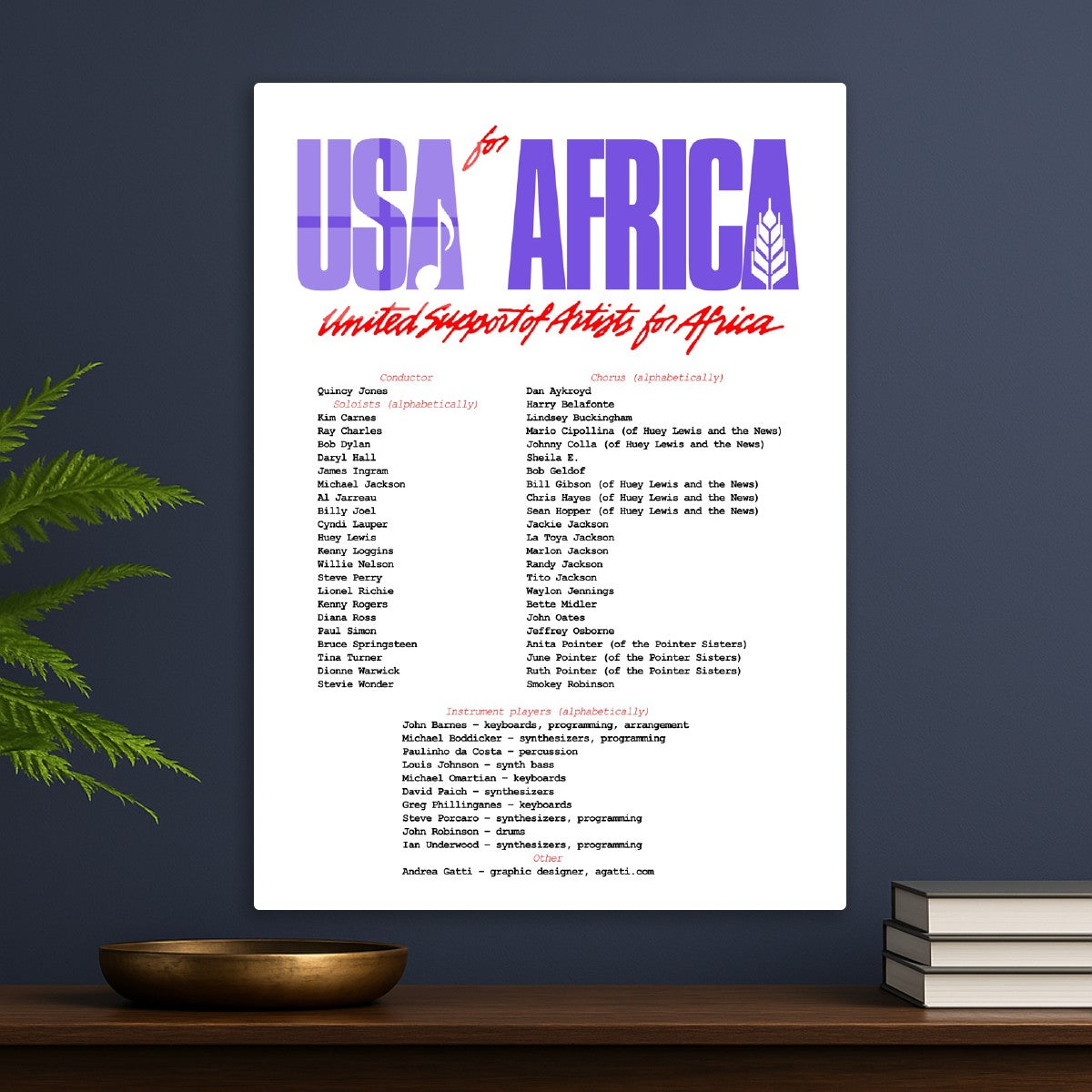 Usa For Africa violet