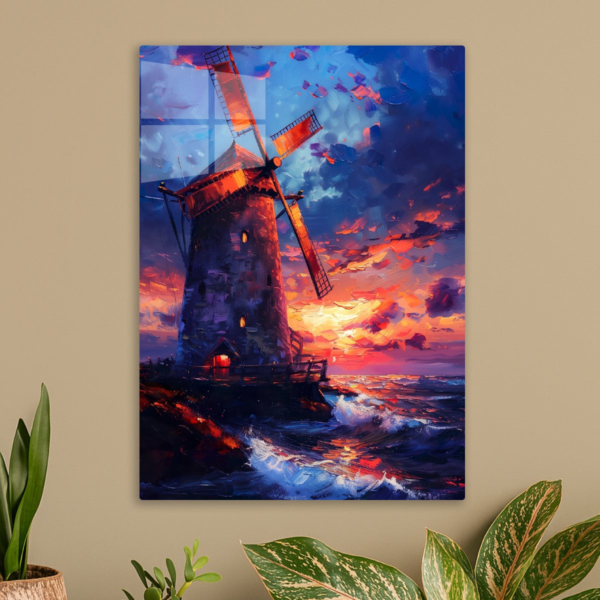 Windmill Sunset