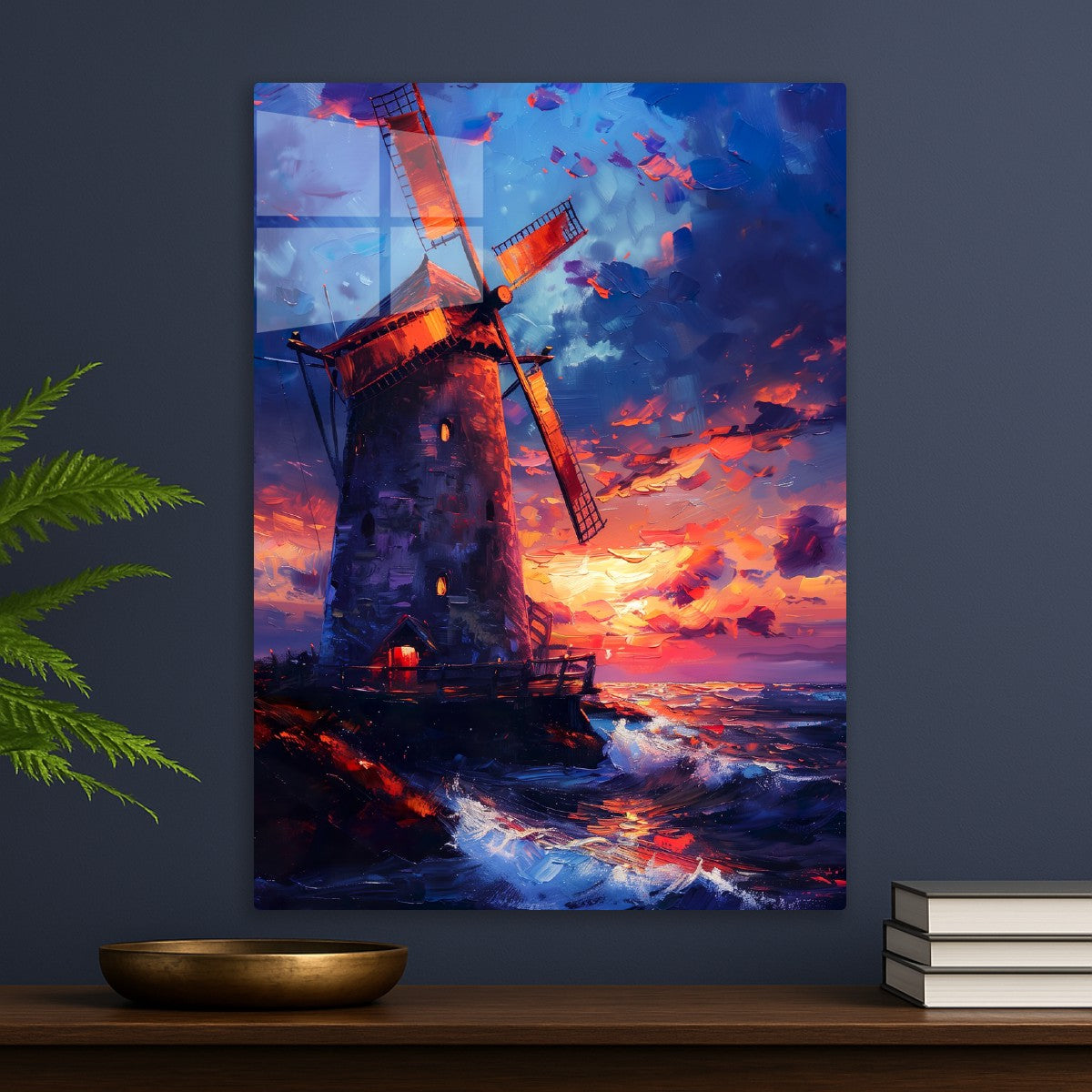 Windmill Sunset