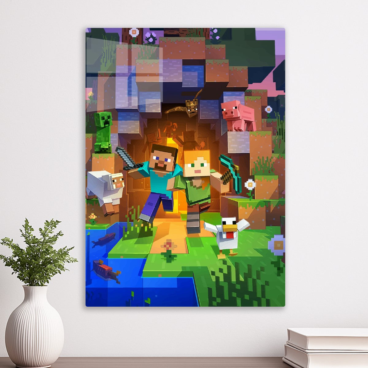 minecraft on action