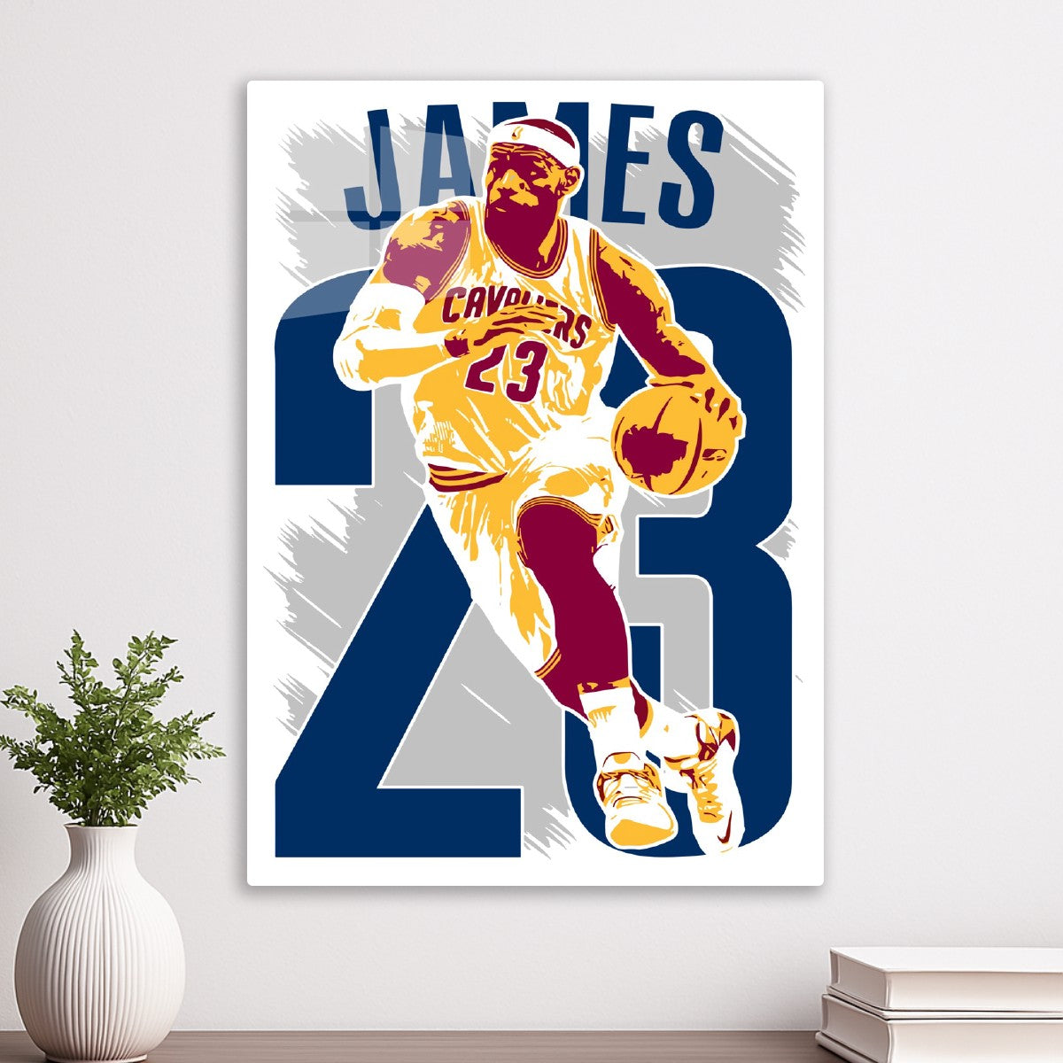 LeBron James Cavaliers Art
