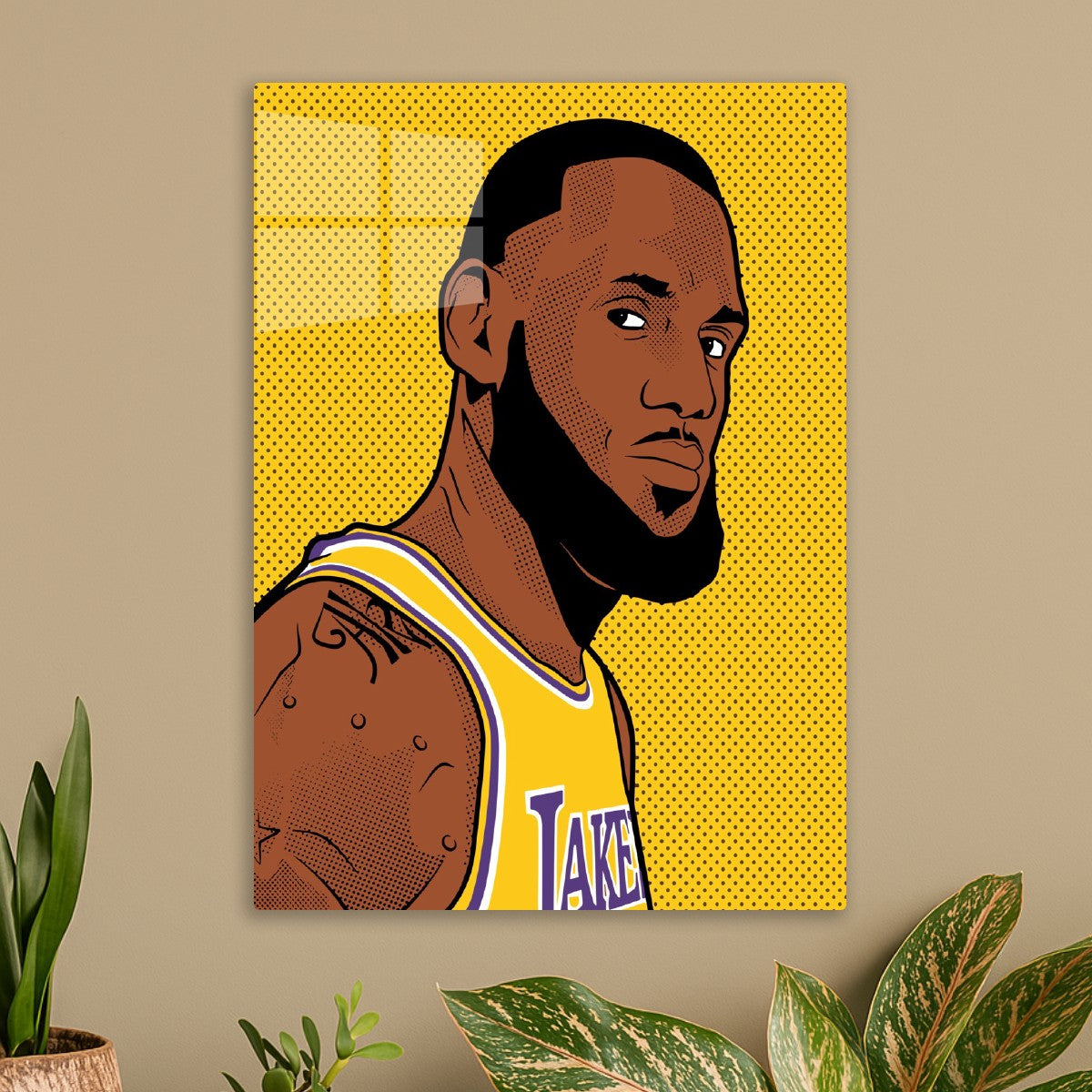 LeBron James Pop Art Portrait