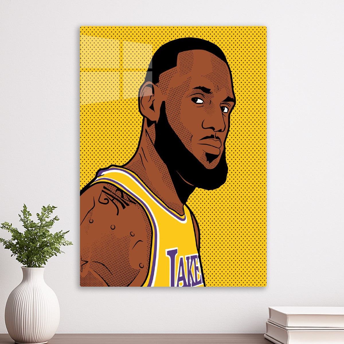 LeBron James Pop Art Portrait
