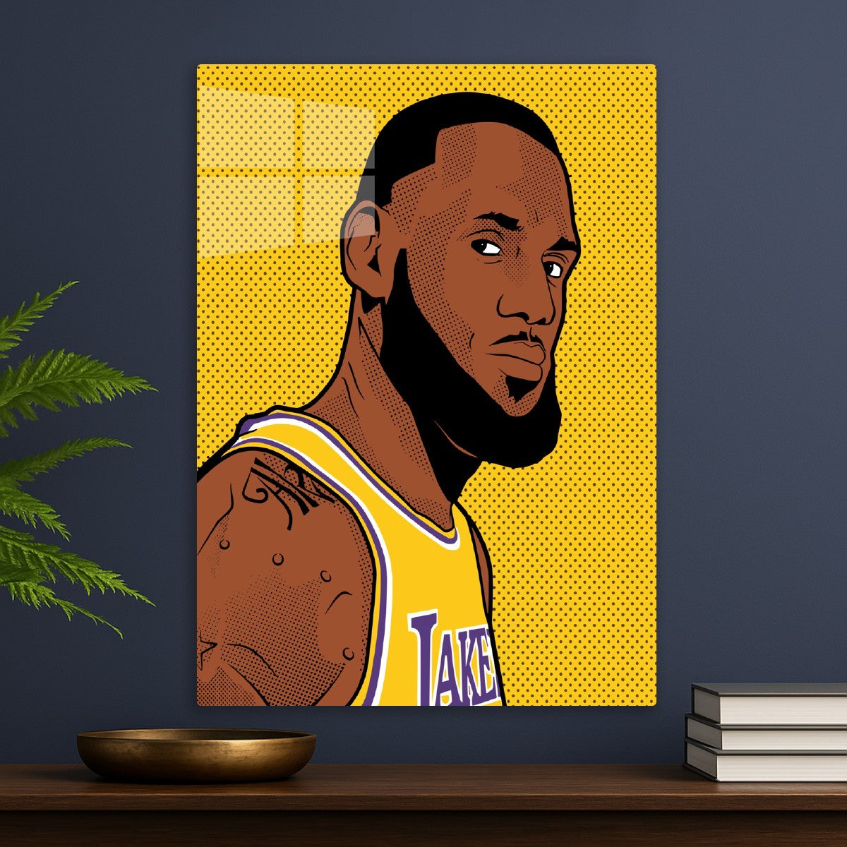 LeBron James Pop Art Portrait