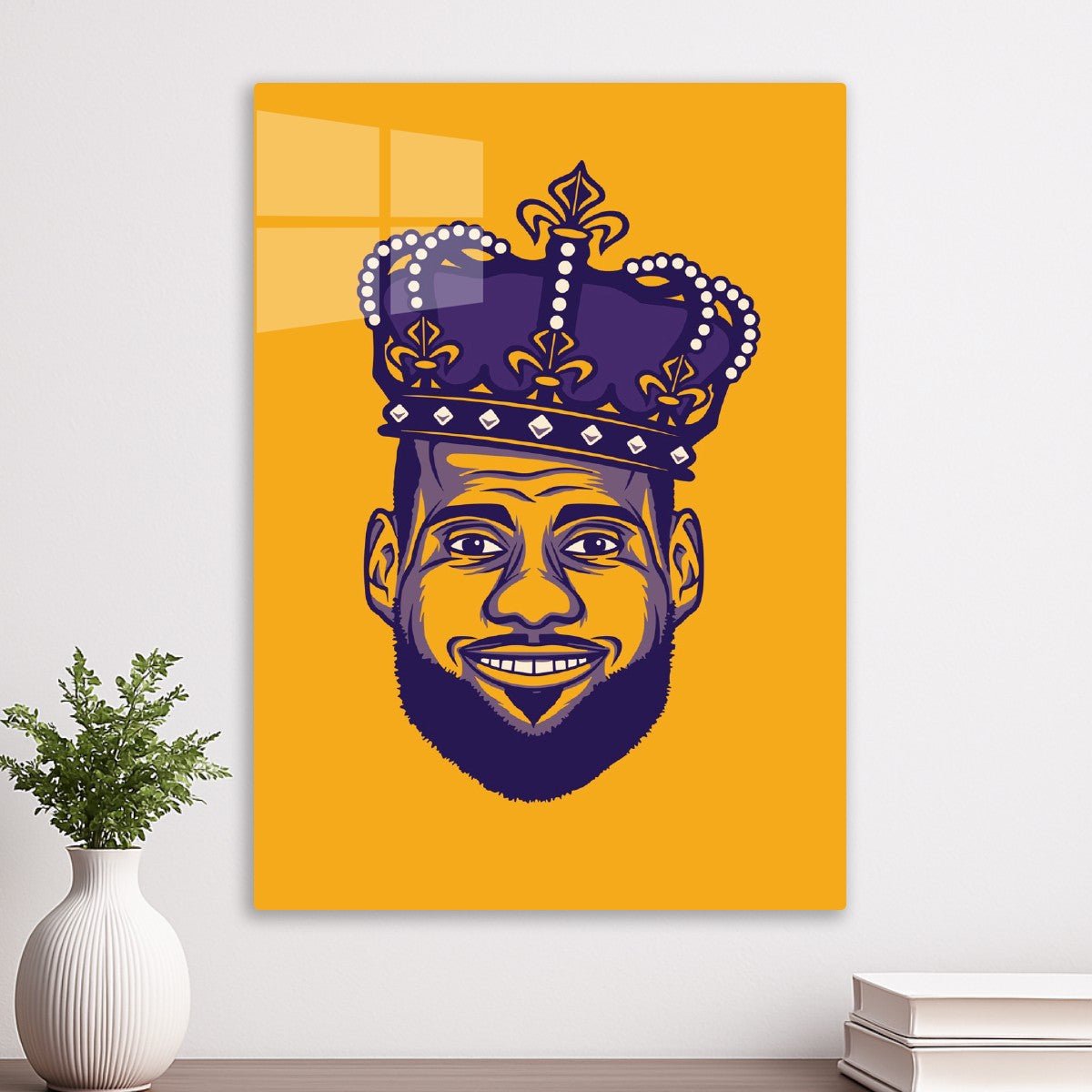 LeBron James King Portrait