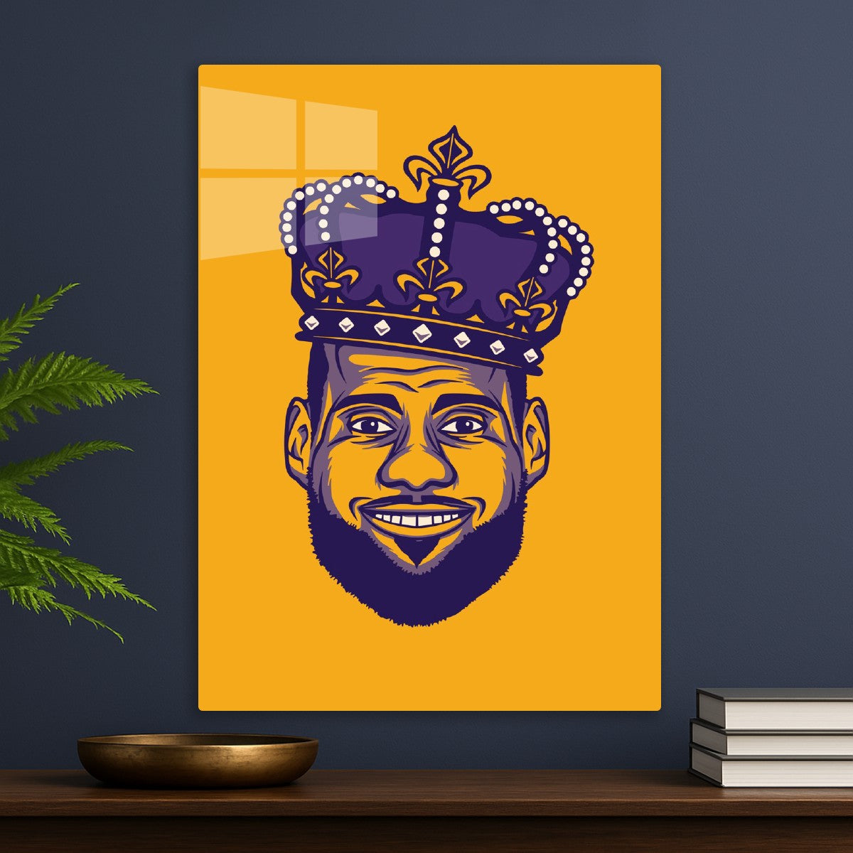 LeBron James King Portrait