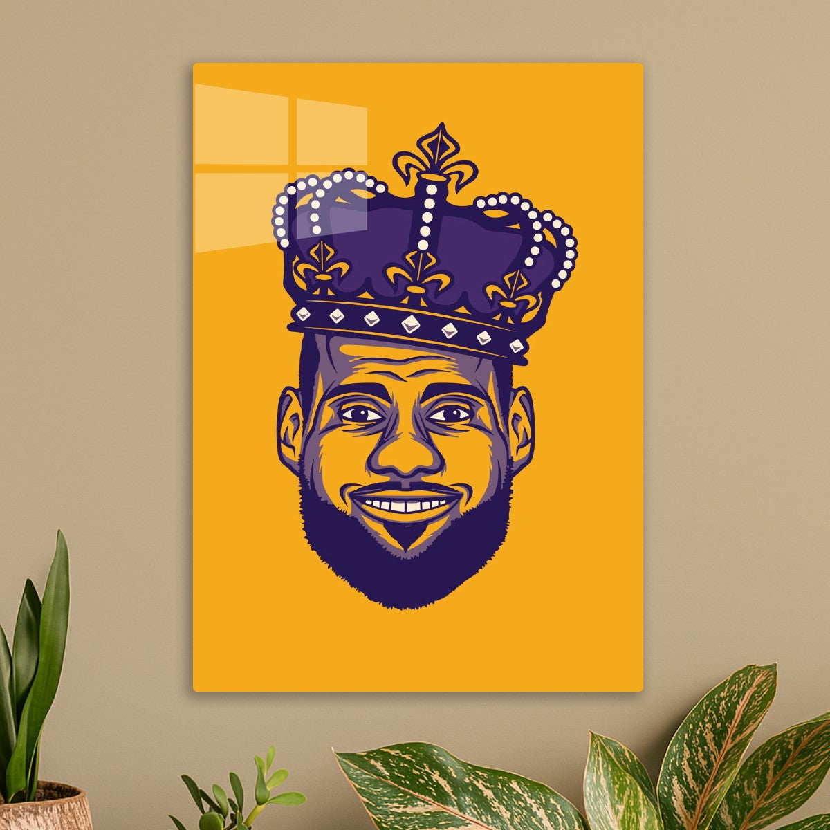LeBron James King Portrait