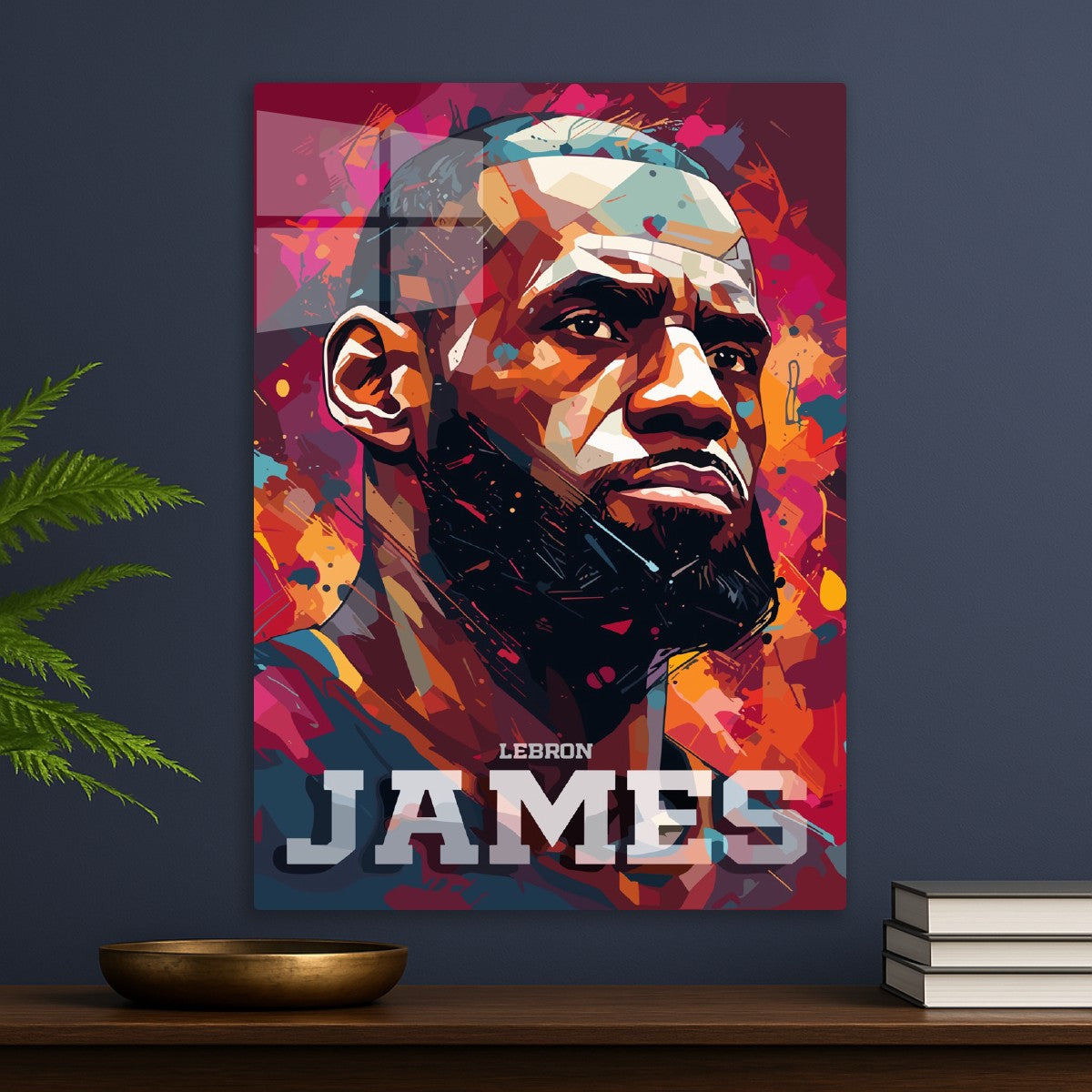 LeBron James Art Portrait