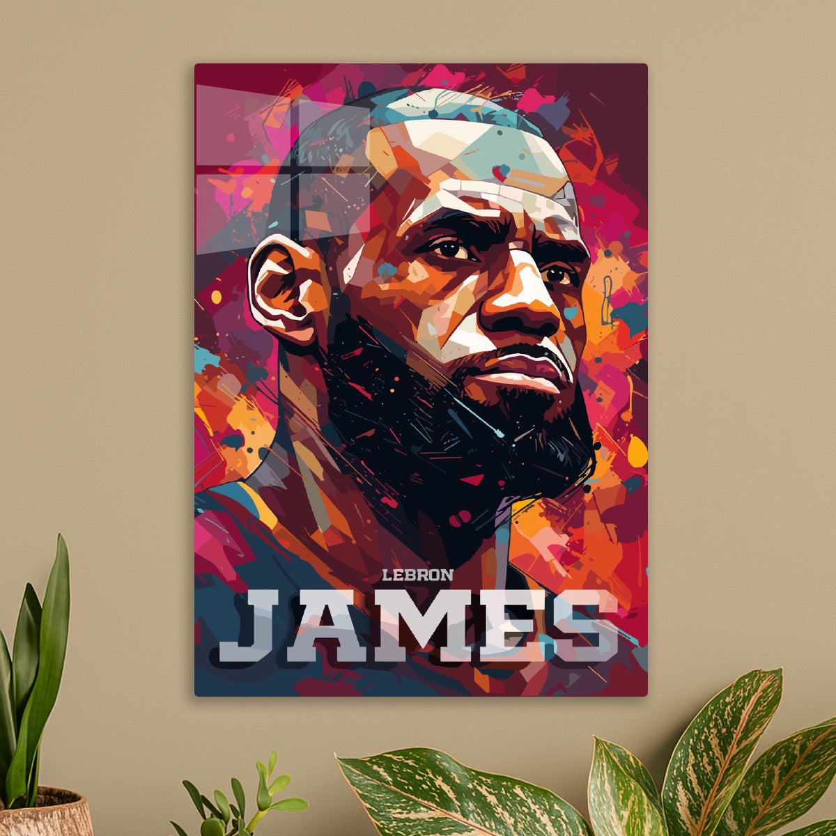 LeBron James Art Portrait