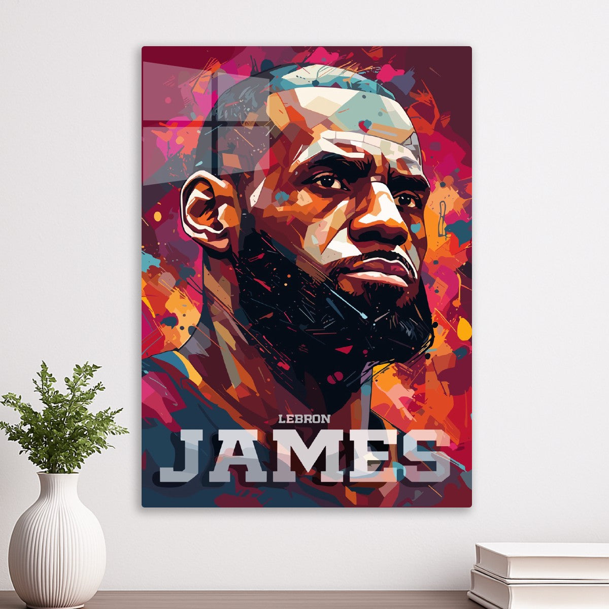 LeBron James Art Portrait