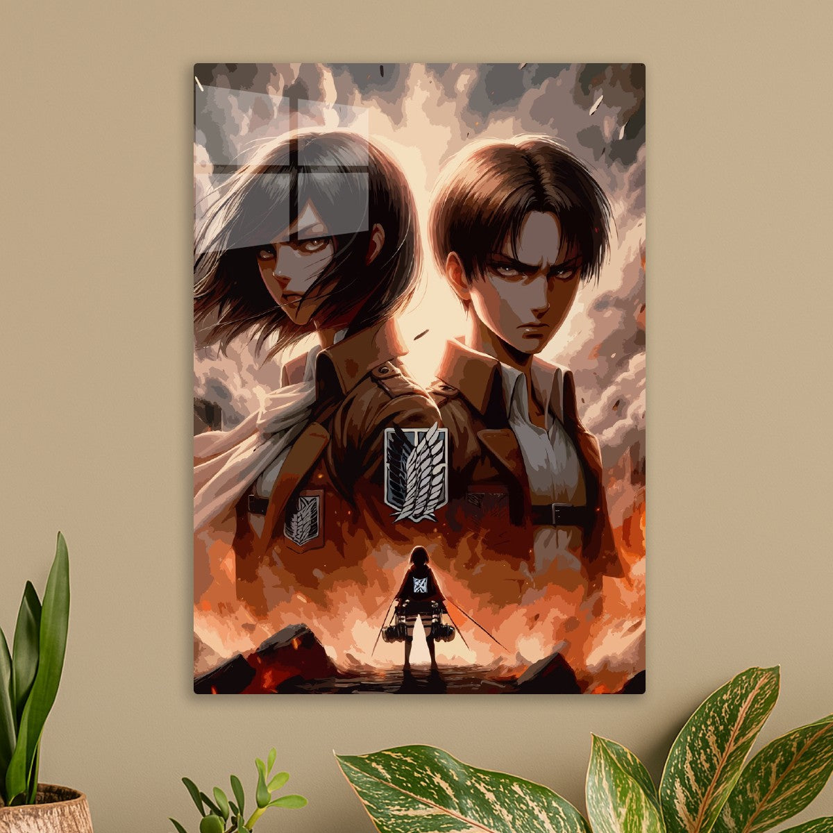 Mikasa Ackerman n Eren Yeager