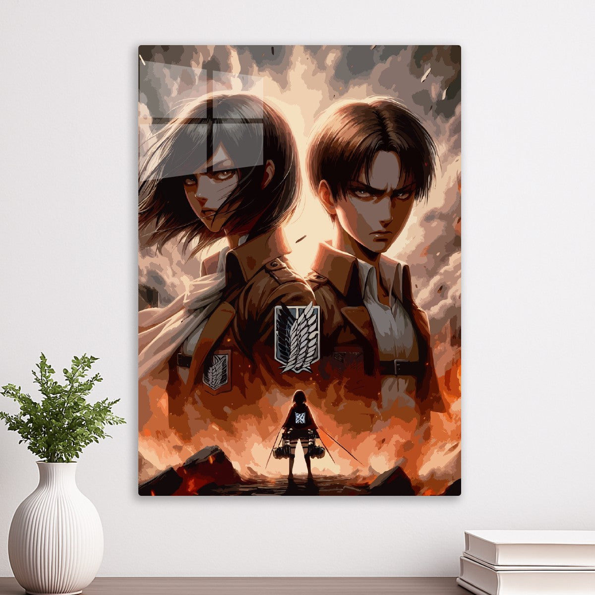 Mikasa Ackerman n Eren Yeager