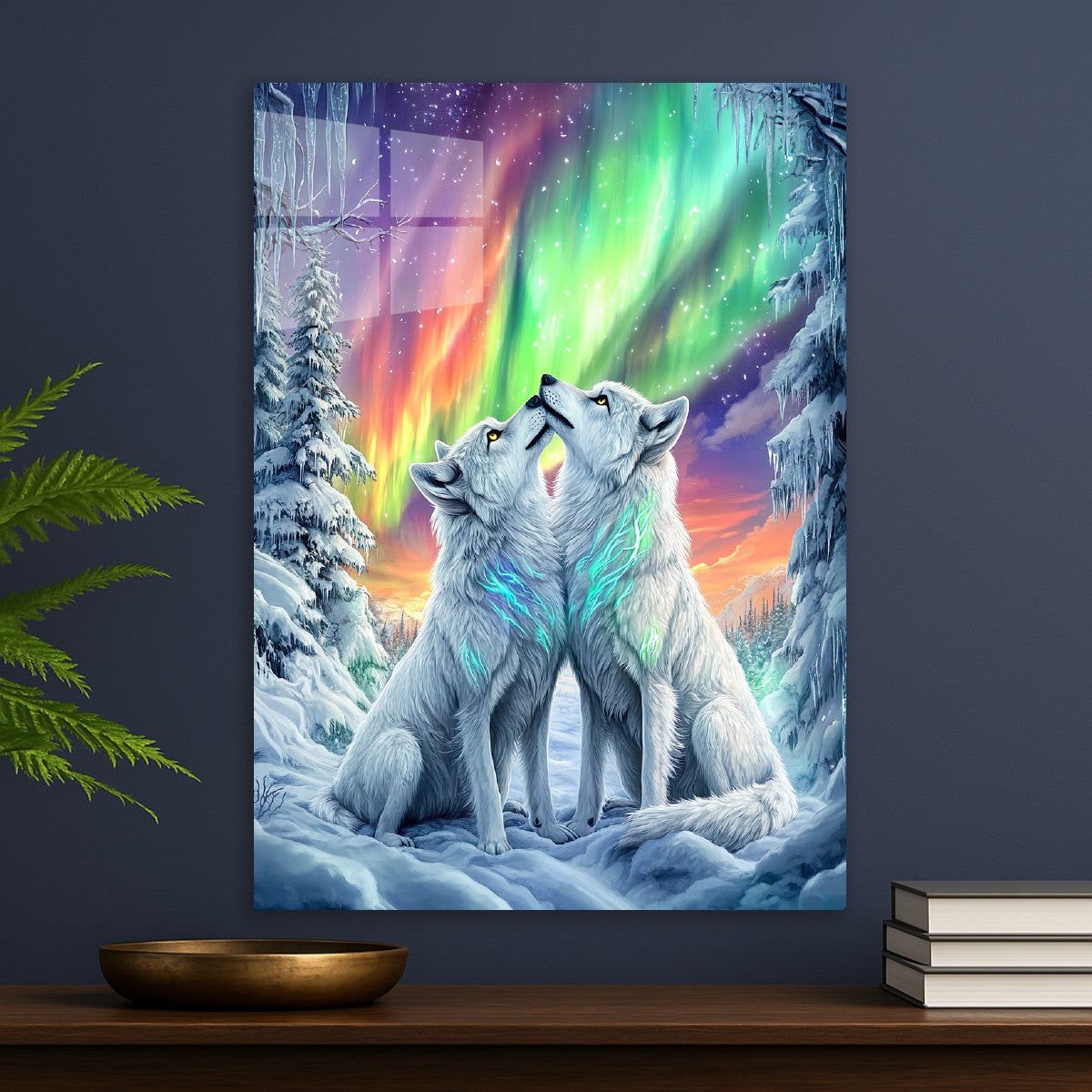 Northern Lights Wolfs