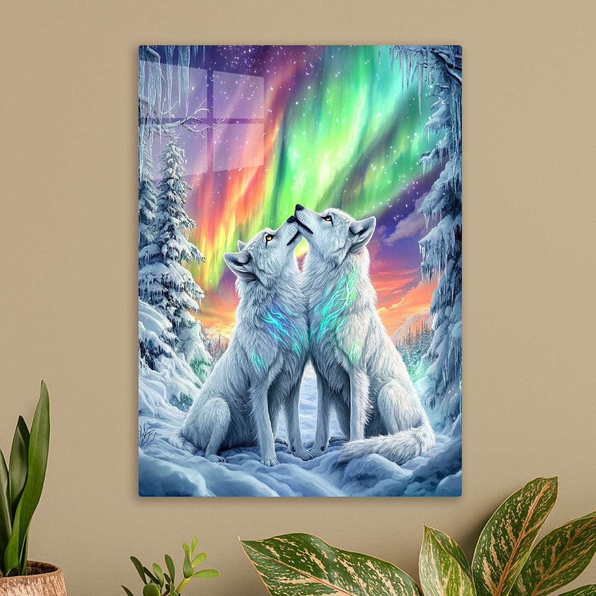 Northern Lights Wolfs